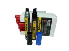 Маркер перманентный синий Bulldog CARMEL 