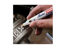 Маркер промышл. перманентный на основе жидк. краски MARKAL VALVE ACTION черный