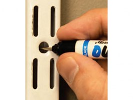 Маркер промышл. перманентный фетровый удлин. наконечник MARKAL DURA-INK 05 черный