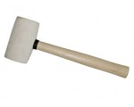 Киянка резиновая белая с дер. ручкой 0,7 кг STARTUL MASTER