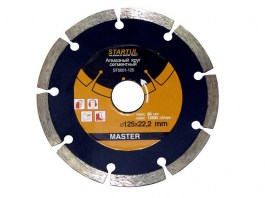 Алмазный круг 125х22 мм STARTUL MASTER, сегментный