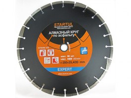 Алмазный круг 350х20/25,4 мм асф. STARTUL EXPERT