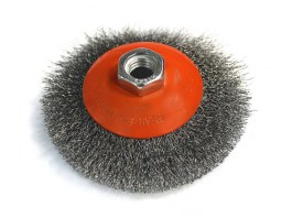 Щетка дисковая гофр.125мм/M14 GEPARD