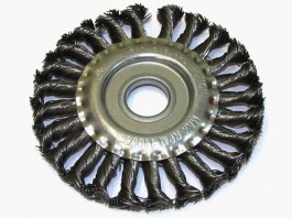 Щетка дисковая косич.125ммх22мм GEPARD 