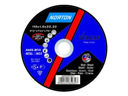 Круг отрезной 115х1.6x22.2 мм для металла Vulcan NORTON