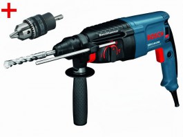 Перфоратор BOSCH GBH 2-26 DRE SET в чем. (800 Вт, 2.7 Дж, 3 реж., патрон SDS-plus, ЗВП в комплекте, вес 2.7 кг) (0611253768)