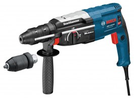 Перфоратор BOSCH GBH 2-28 DFV в чем. (850 Вт, 3.2 Дж, 3 реж., патрон SDS-plus, быстросъемн., БЗП в комплекте, вес 3.1 кг) (0611267200)