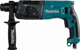 Перфоратор MAKITA HR 2470 в чем. (780 Вт, 2.7 Дж, 3 реж., патрон SDS-plus, вес 2.6 кг) (HR2470)