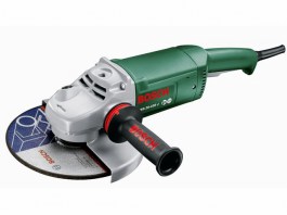 Двуручная углошлифмашина BOSCH PWS 20-230 J в кор. (2000 Вт, диск 230х22 мм, вибро, плавный пуск, без регул. об.) (0603359V00)