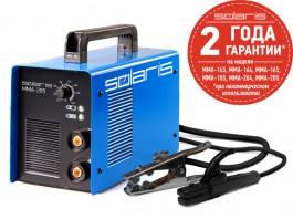 Инвертор сварочный Solaris MMA-205 + ACX (220В,10-200А) (SOLARIS)