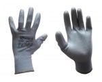Перчатки нейлон полиуретан. неполн. покрытие 13кл (PU1001Gray)