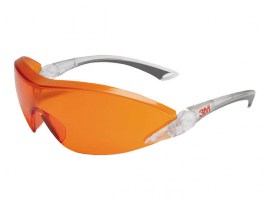 Очки защитные открытые 3M 2846 (оранжевая линза) (DE272933123) (3M)