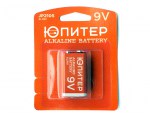 Батарейка 6LR61 9V alkaline 1шт. ЮПИТЕР (крона) (JP2105)