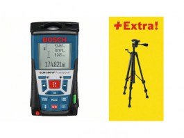 Дальномер лазерный BOSCH GLM 250 VF + BS 150 в кор. (0.05 - 250 м, +/- 1 мм, IP 54, штатив) (061599402J)