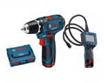 Аккум. шуруповерт GSR 10,8-2 LI+ аккум. эндоскоп GOS 10,8 V-Li в боксе (060124100C) (BOSCH)