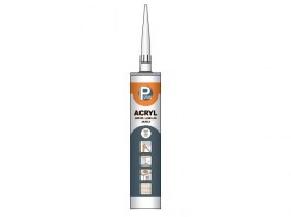  Герметик акриловый P PLUS Acryl (бел.) 260мл (01-5-1-041)