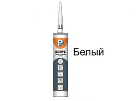  Герметик силиконовый P PLUS «Silicone» (бел.) 260мл (01-4-1-071)