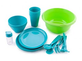 Набор для пикника Picnic mini, бирюза, BEROSSI (Изделие из пластмассы.) (ИК22637000)