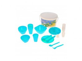 Набор для пикника Picnik (Пикник), бирюза, BEROSSI (Изделие из пластмассы. Размер 276 х 197 х 190 мм) (ИК06237000)