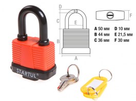 Замок навесной 50мм STARTUL PROFI (ST9083-50)
