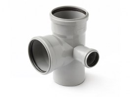 Крестовина 2-х плоскостная левая полипропил. PP 110x110x50/87 PRO AQUA (711587)