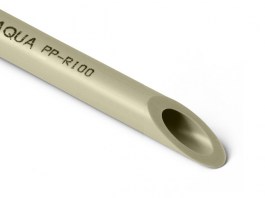 Труба полипропил. 20х3,4мм SDR6 (PN20), серая (1шт/4м.п.) PRO AQUA (PA10008PG)