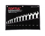 Набор ключей рожк. 6-22мм 8шт (черное полотно) TOPTUL (GPAJ0802)
