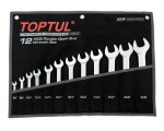 Набор ключей рожк. 6-32мм 12шт (черное полотно) TOPTUL (GPAJ1202)