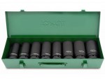 Набор головок ударн. 1« 24-41мм 6гр. 8шт глуб. TOPTUL (GDAD0804)