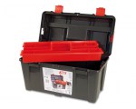Ящик для инструмента пластмассовый 44,5x23,5x23см (с лотком) (130007) (TAYG)