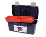 Ящик для инструмента пластмассовый 50x25,8x25,5см (с лотком) (мет. замки) (115004) (TAYG)