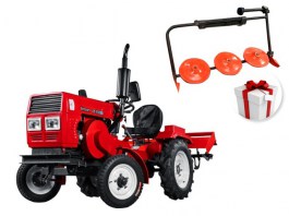 Минитрактор FERMER FT-15DEK фреза 1370мм, плуг + АКЦИЯ Косилка FA-MW060 (FT-15DEKA1)