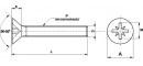 Винт потай DIN 965