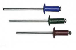 Заклепка вытяжная, окрашенная в цвета RAL