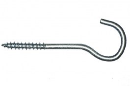 Металлический ПОЛУКРУГЛЫЙ крючок