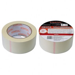 Лента малярная 48ммх45м STARTUL PROFI, белая