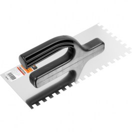 Гладилка нерж. 130х270мм зуб 8х8мм STARTUL MASTER