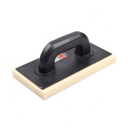 Терка пластмассовая с гидрогубкой надрез. 130х270х22мм STARTUL MASTER