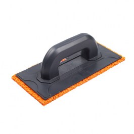 Терка пластмассовая с резиновой губкой 130х270х16мм STARTUL MASTER